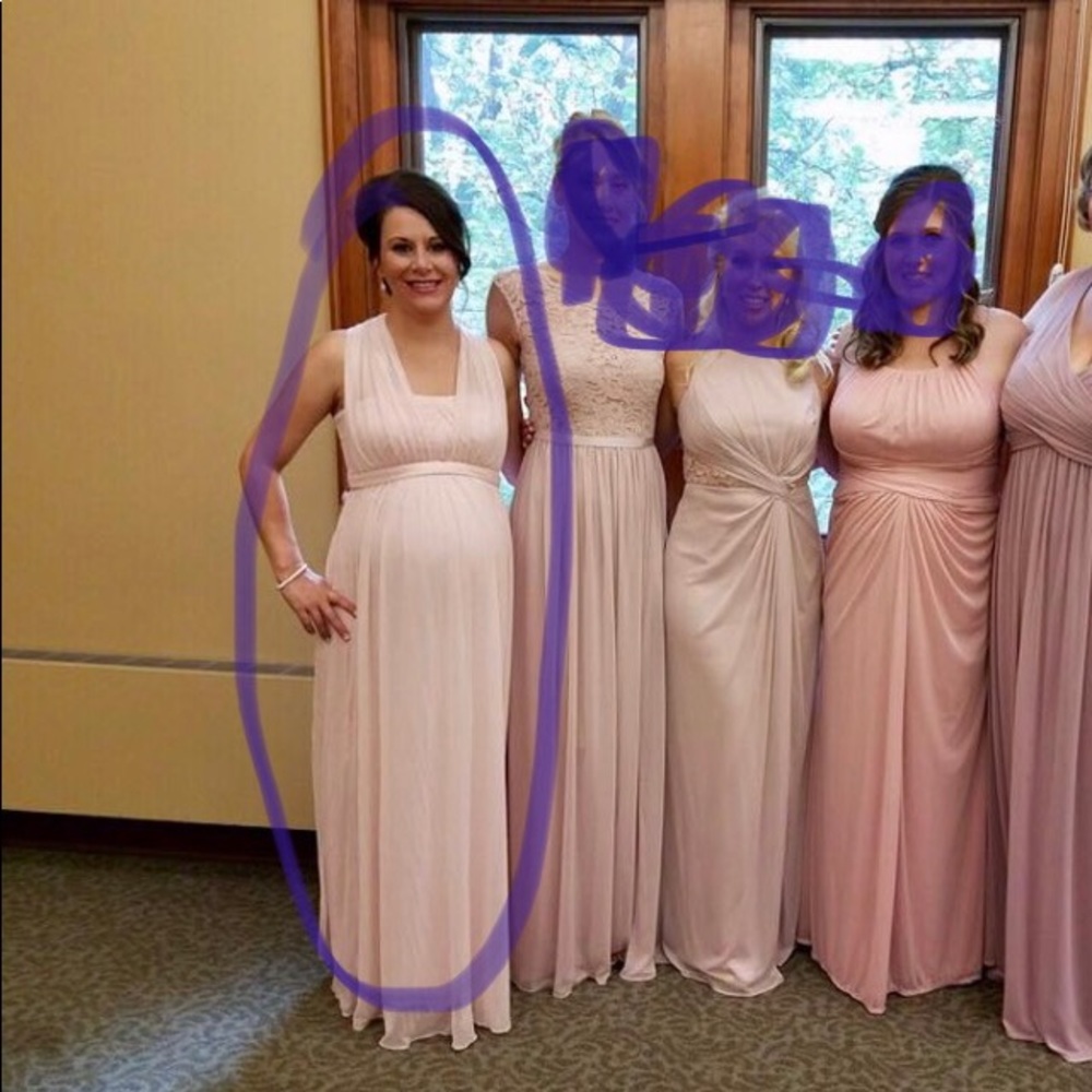 David’s bridal bridesmaid dress
